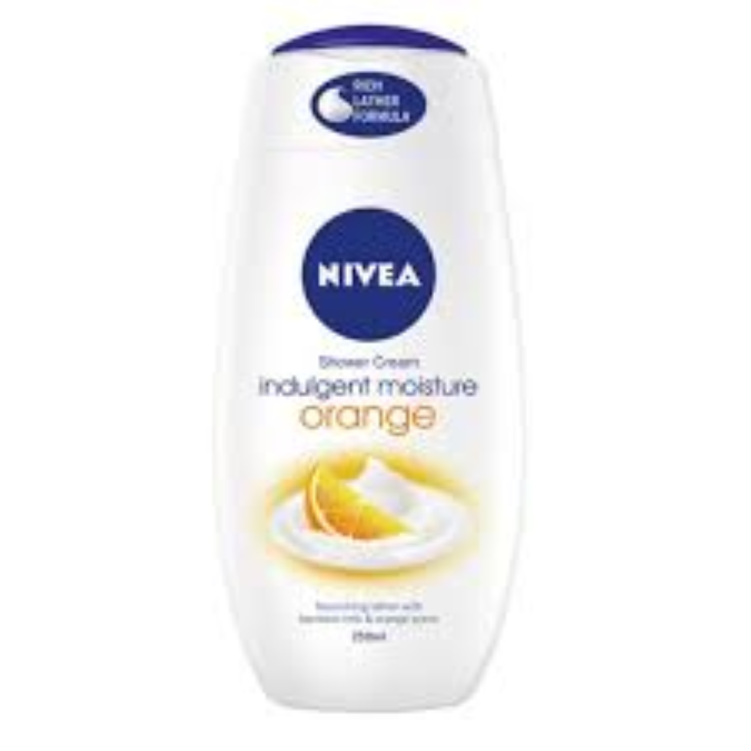NIVEA SHOWER ORANGE N BAMBOO MILK W 250ML